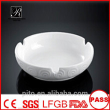 P &amp; T chaozhou fábrica de porcelana, cinzeiro de porcelana, cinzeiro de cerâmica